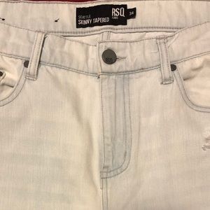 Tilly’s RSQ Mens Skinny Tapered Ripped Jeans